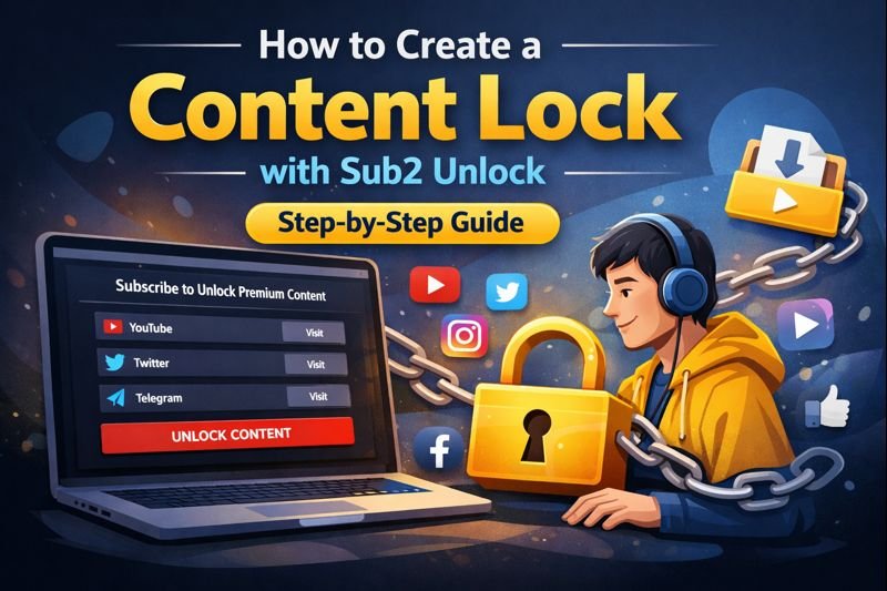 How to Create a Content Lock with Sub2 Unlock: Step-by-Step Guide